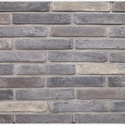 Плитка Лонг Форд 40 Серый со светлыми вставками, Loft Brick